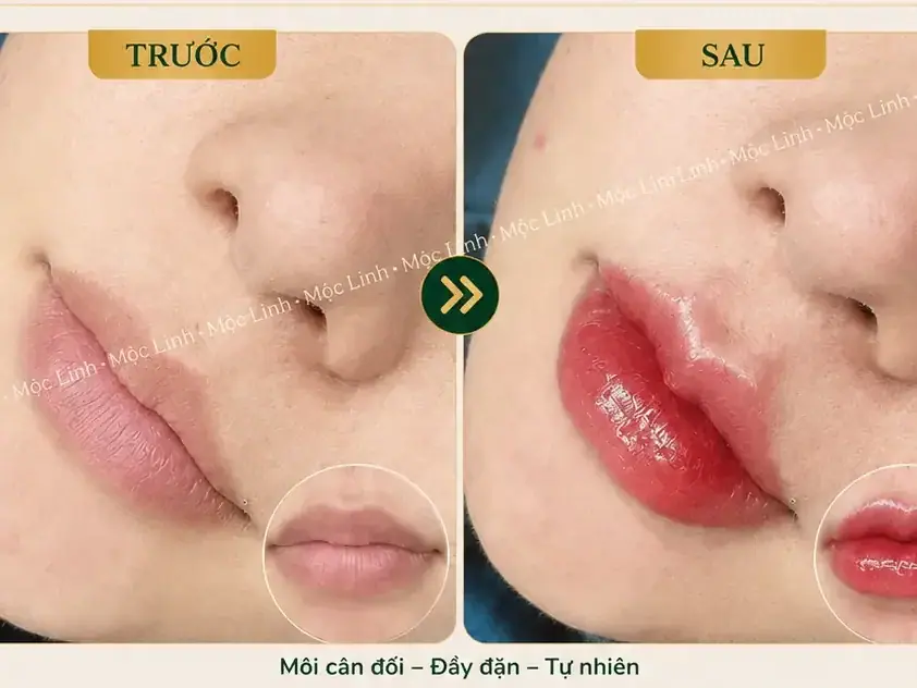 Phun xăm lông mày - phun môi phong thủy Nam Nữ Hải tại Thẩm Mỹ Mộc Linh Hải Phòng - hình 6