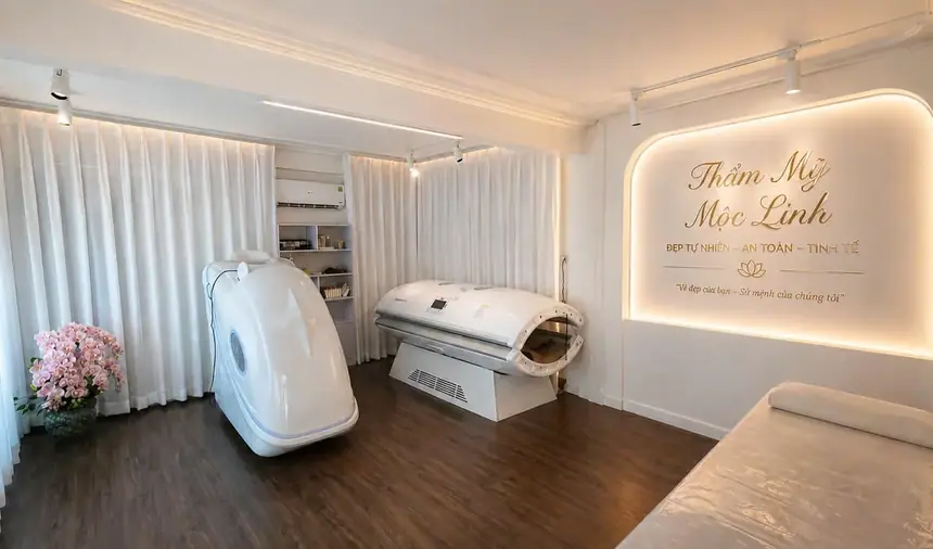 Không gian phòng chăm sóc body tại Thẩm Mỹ Mộc Linh