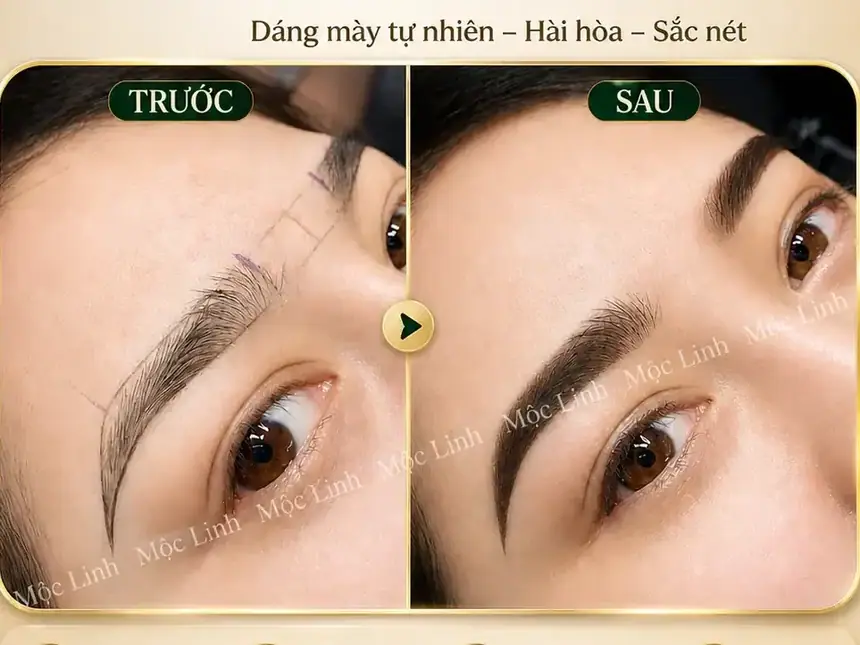 Phun xăm lông mày - phun môi phong thủy Nam Nữ Hải tại Thẩm Mỹ Mộc Linh Hải Phòng - hình 7