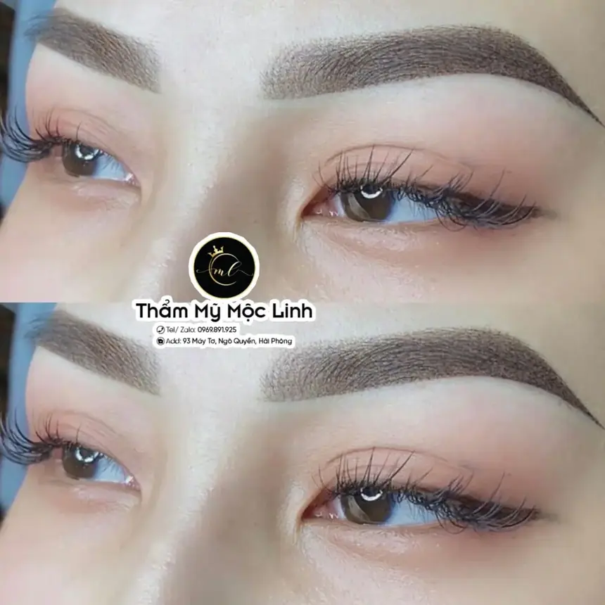 Phun xăm lông mày - phun môi phong thủy Nam Nữ Hải tại Thẩm Mỹ Mộc Linh Hải Phòng - hình 42
