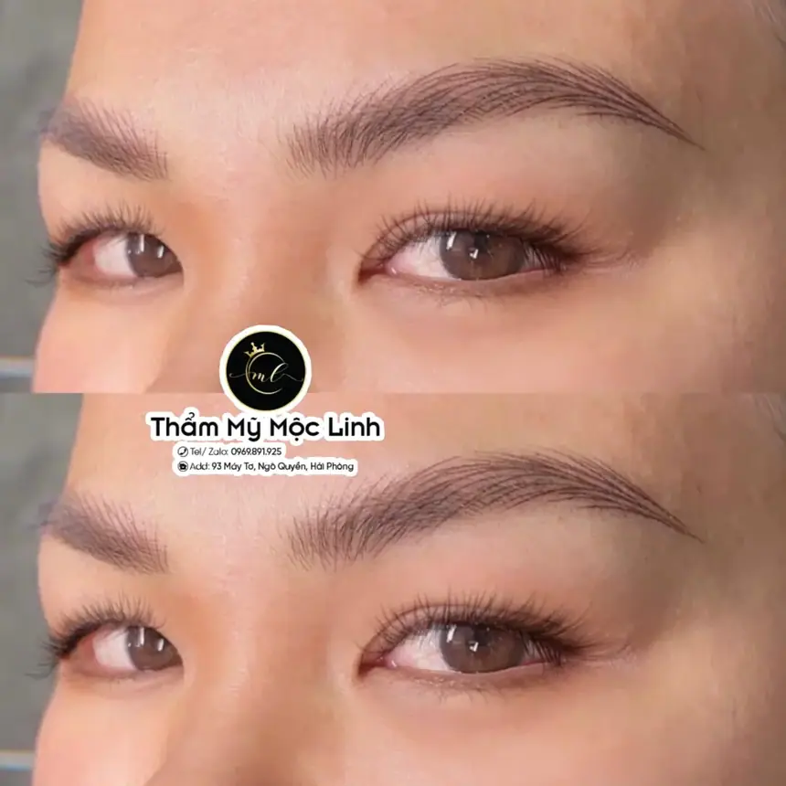Phun xăm lông mày - phun môi phong thủy Nam Nữ Hải tại Thẩm Mỹ Mộc Linh Hải Phòng - hình 40