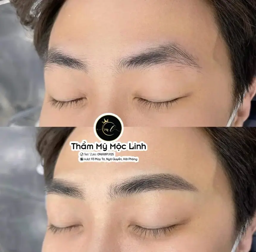 Phun xăm lông mày - phun môi phong thủy Nam Nữ Hải tại Thẩm Mỹ Mộc Linh Hải Phòng - hình 39