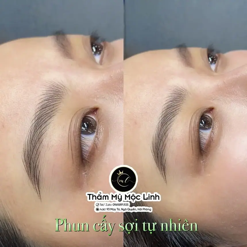 Phun xăm lông mày - phun môi phong thủy Nam Nữ Hải tại Thẩm Mỹ Mộc Linh Hải Phòng - hình 34