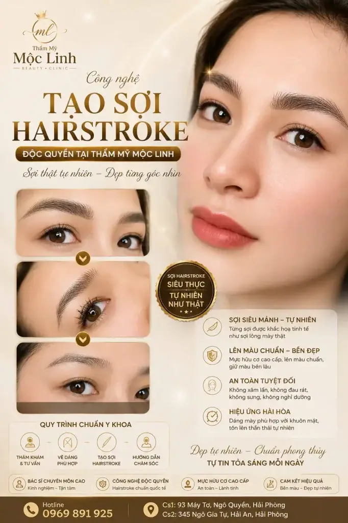 Phun xăm lông mày - phun môi phong thủy Nam Nữ Hải tại Thẩm Mỹ Mộc Linh Hải Phòng - hình 25