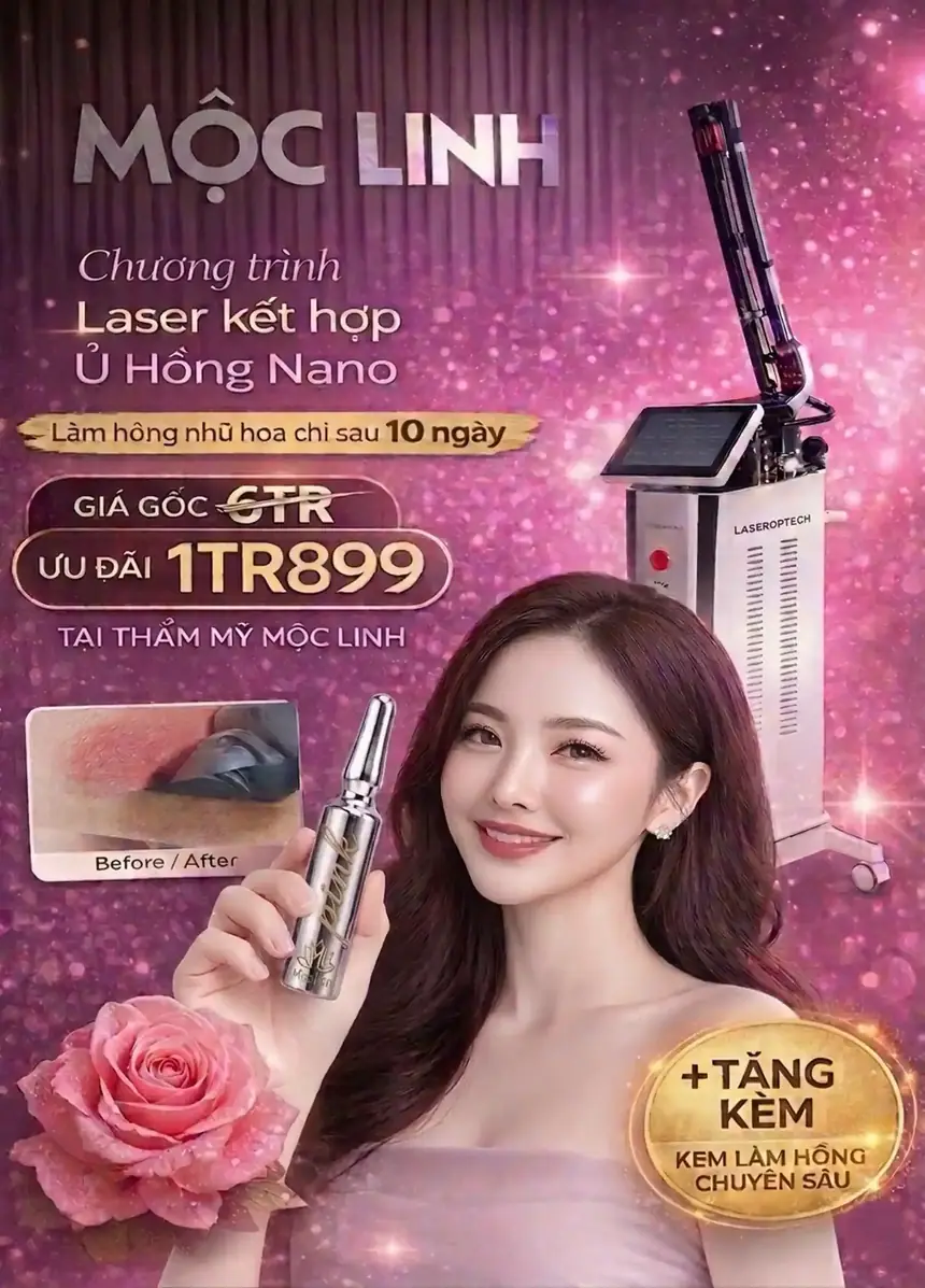 Làm hồng vùng kín bằng công nghệ laser tại Thẩm Mỹ Mộc Linh Hải Phòng - hình 8