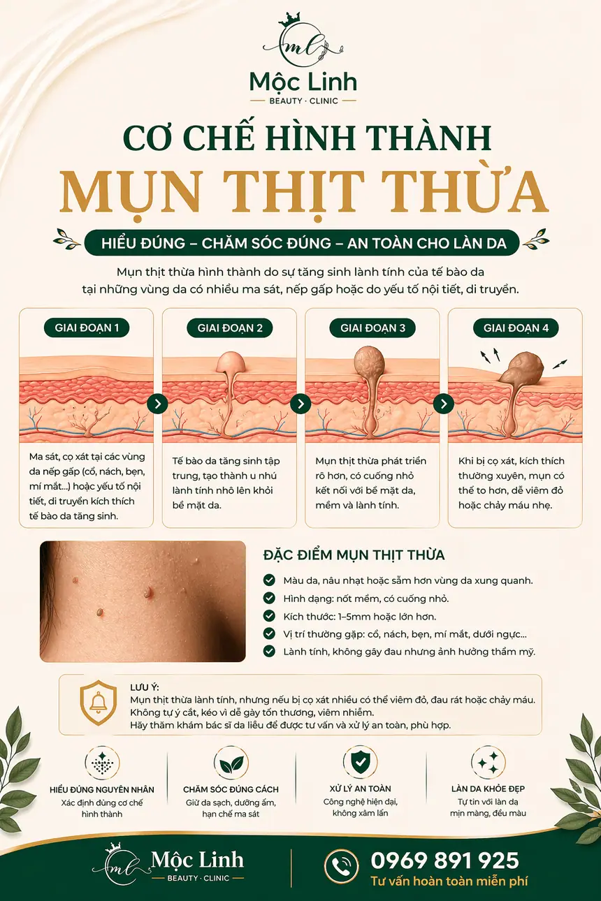 Điều trị mụn thịt uy tín tại Hải Phòng tại Thẩm Mỹ Mộc Linh - hình 7