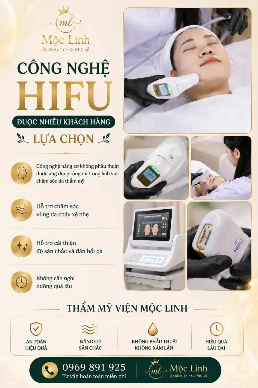 Nâng cơ công nghệ Hifu hiện đại bậc nhất tại Thẩm Mỹ Mộc Linh Hải Phòng - hình 4