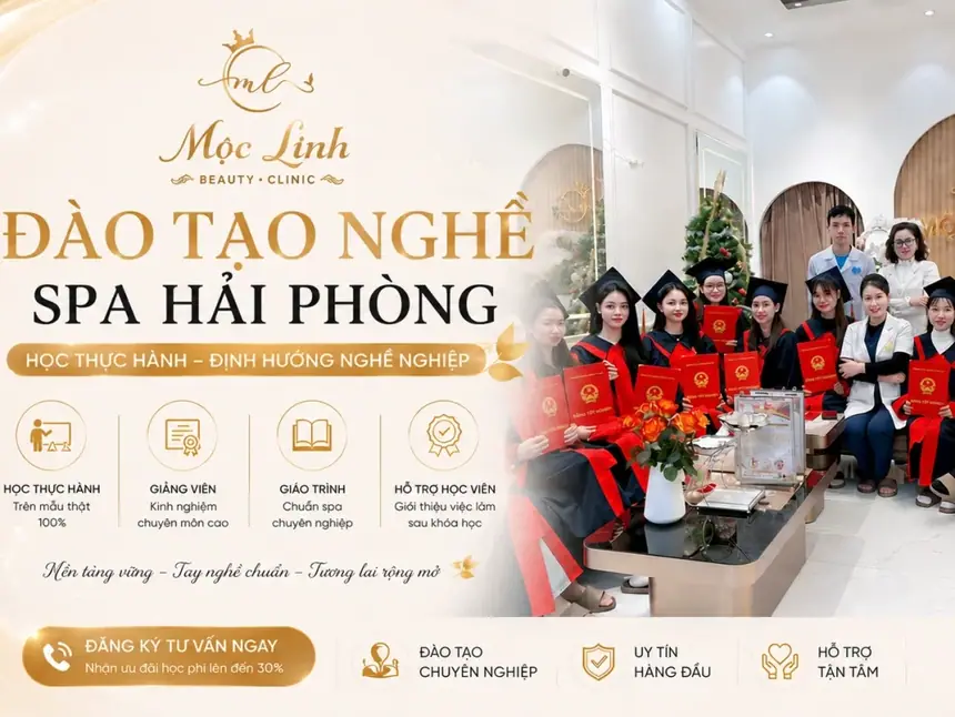 Đào Tạo Nghề Làm Đẹp Uy Tín Tại Hải Phòng tại Thẩm Mỹ Mộc Linh - hình 3