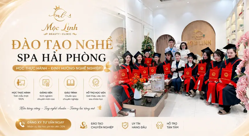 Đào Tạo Nghề Làm Đẹp Uy Tín Tại Hải Phòng tại Thẩm Mỹ Mộc Linh - hình 1