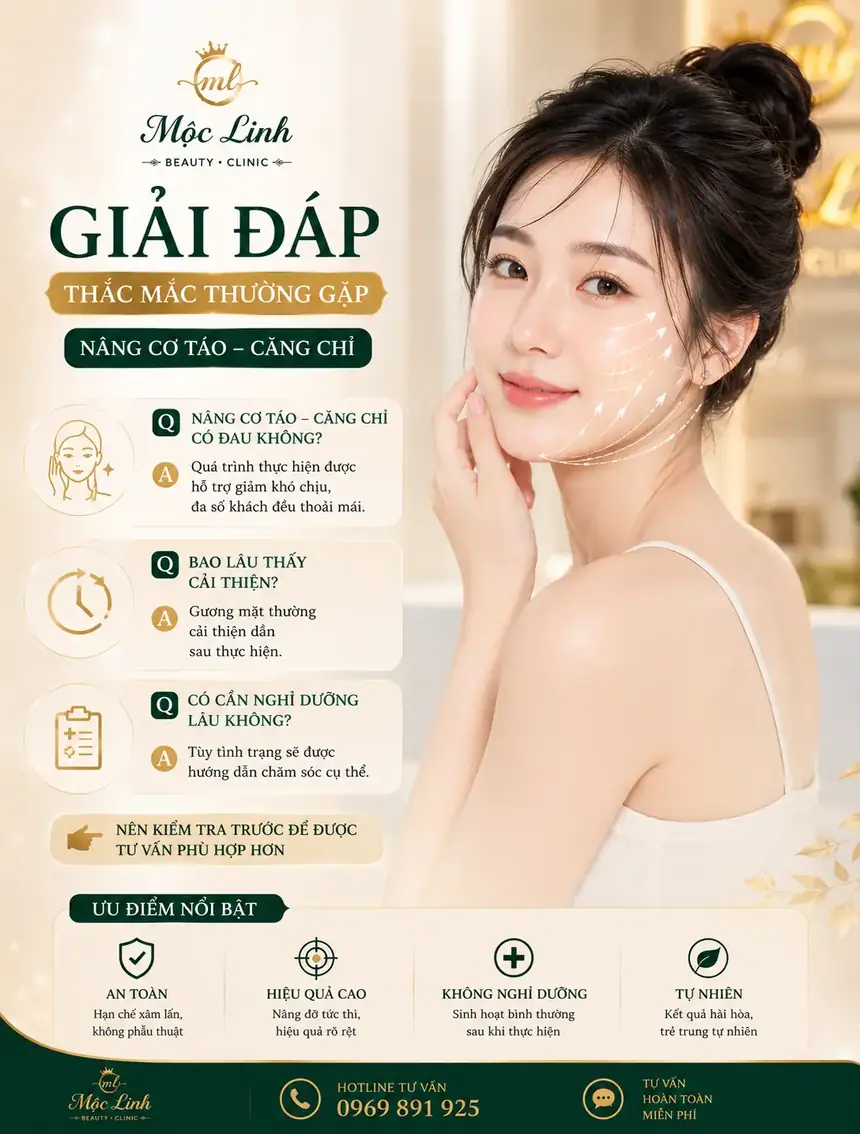 Nâng cơ táo (Căng chỉ) uy tín tại Hải Phòng tại Thẩm Mỹ Mộc Linh - hình 7