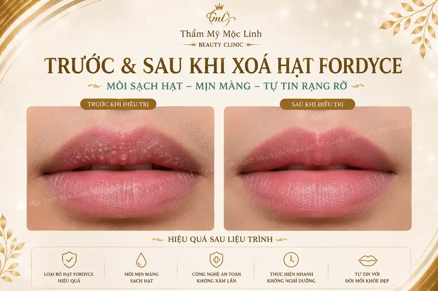 Xoá hạt Fordyce Hải Phòng tại Thẩm Mỹ Mộc Linh - hình 6