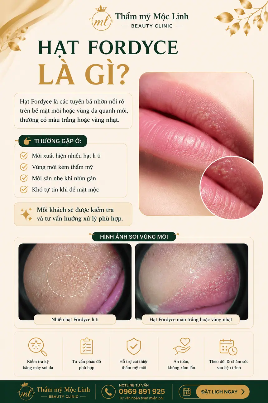 Xoá hạt Fordyce Hải Phòng tại Thẩm Mỹ Mộc Linh - hình 3