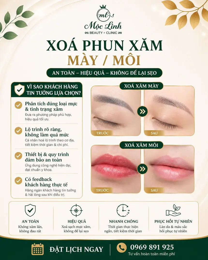 Dịch vụ phun xăm thẩm mỹ mày môi uy tín tại Hải Phòng