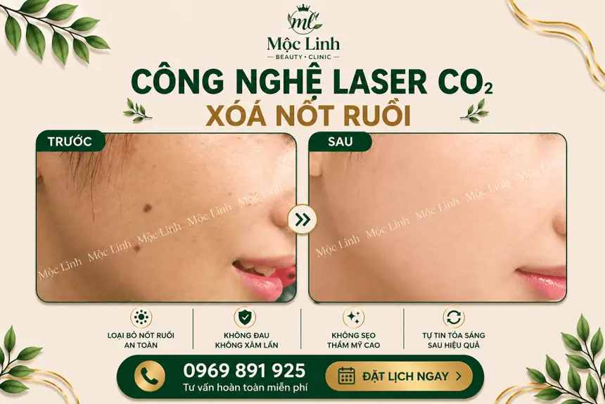 Xoá nốt ruồi an toàn Hải Phòng tại Thẩm Mỹ Mộc Linh - hình 6