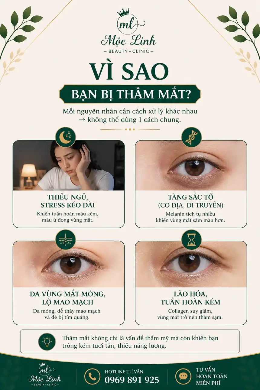 Chữa thâm mắt uy tín Hải Phòng tại Thẩm Mỹ Mộc Linh - hình 2