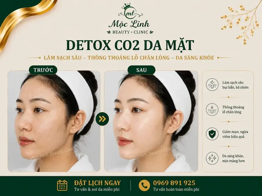 Detox CO2 Hải Phòng – Khi Làn Da Cần Được Làm Sạch Và tại Thẩm Mỹ Mộc Linh - hình 6