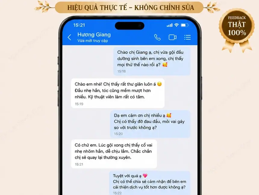 Gội Đầu Dưỡng Sinh Hải Phòng tại Thẩm Mỹ Mộc Linh - hình 1