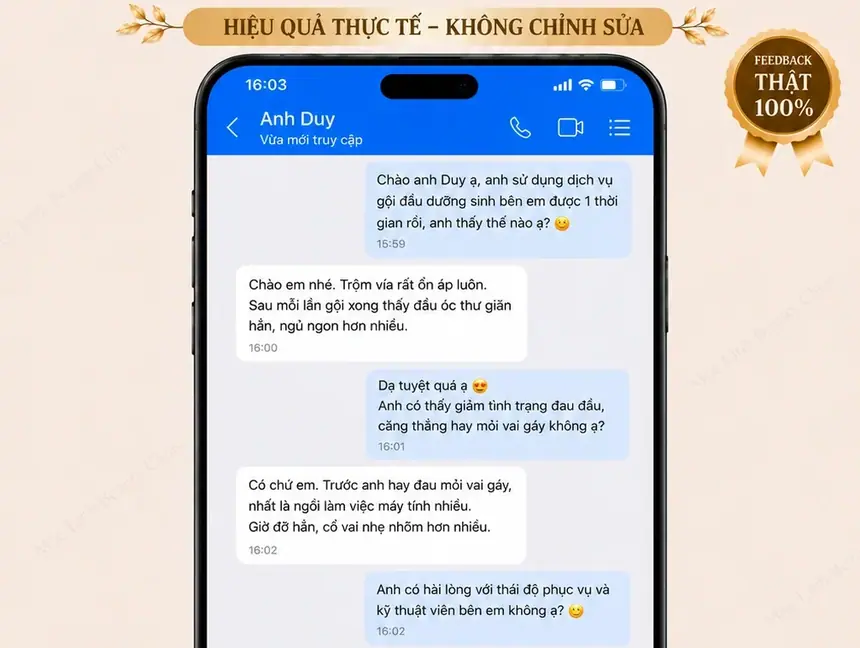 Gội Đầu Dưỡng Sinh Hải Phòng tại Thẩm Mỹ Mộc Linh - hình 2