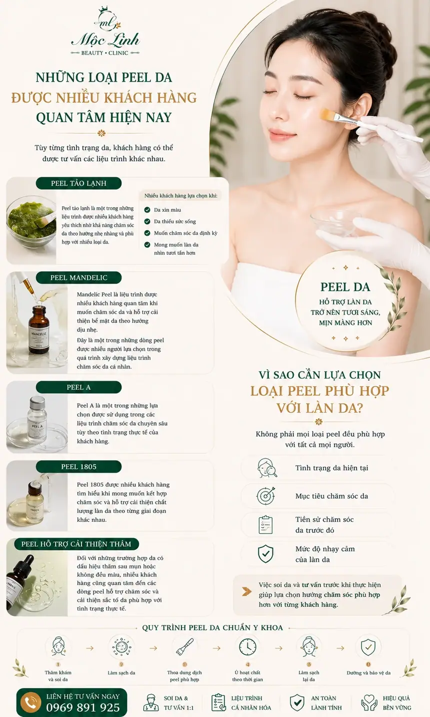 Quy trình peel da chuẩn y khoa tại Hải Phòng