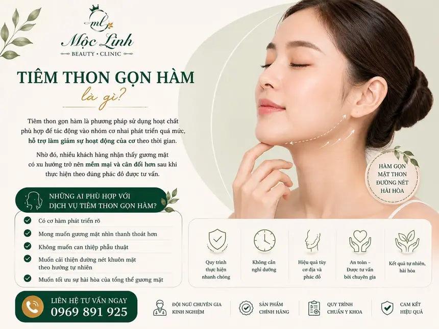 Tiêm Thon Gọn Hàm Hải Phòng tại Thẩm Mỹ Mộc Linh - hình 2