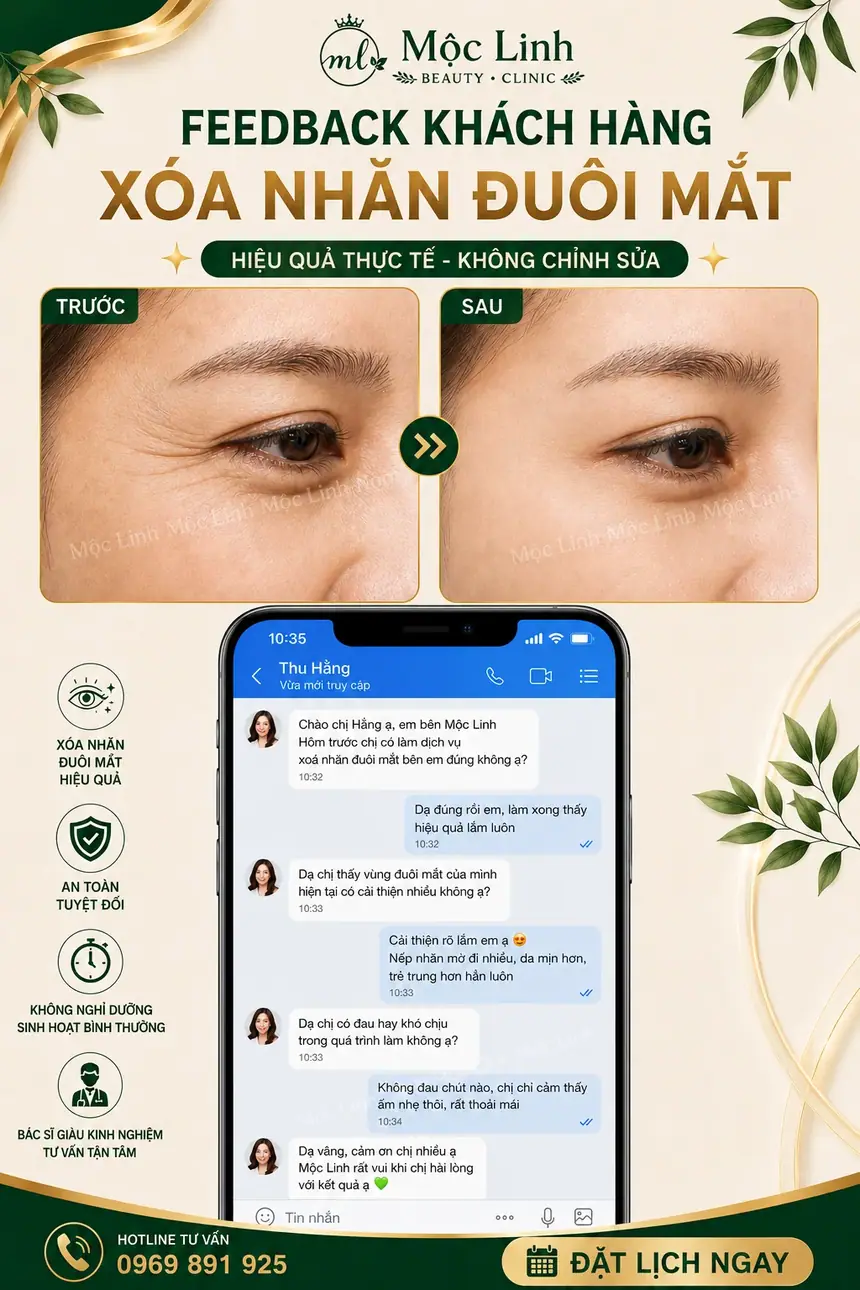 Xóa Nhăn Hải Phòng tại Thẩm Mỹ Mộc Linh - hình 6
