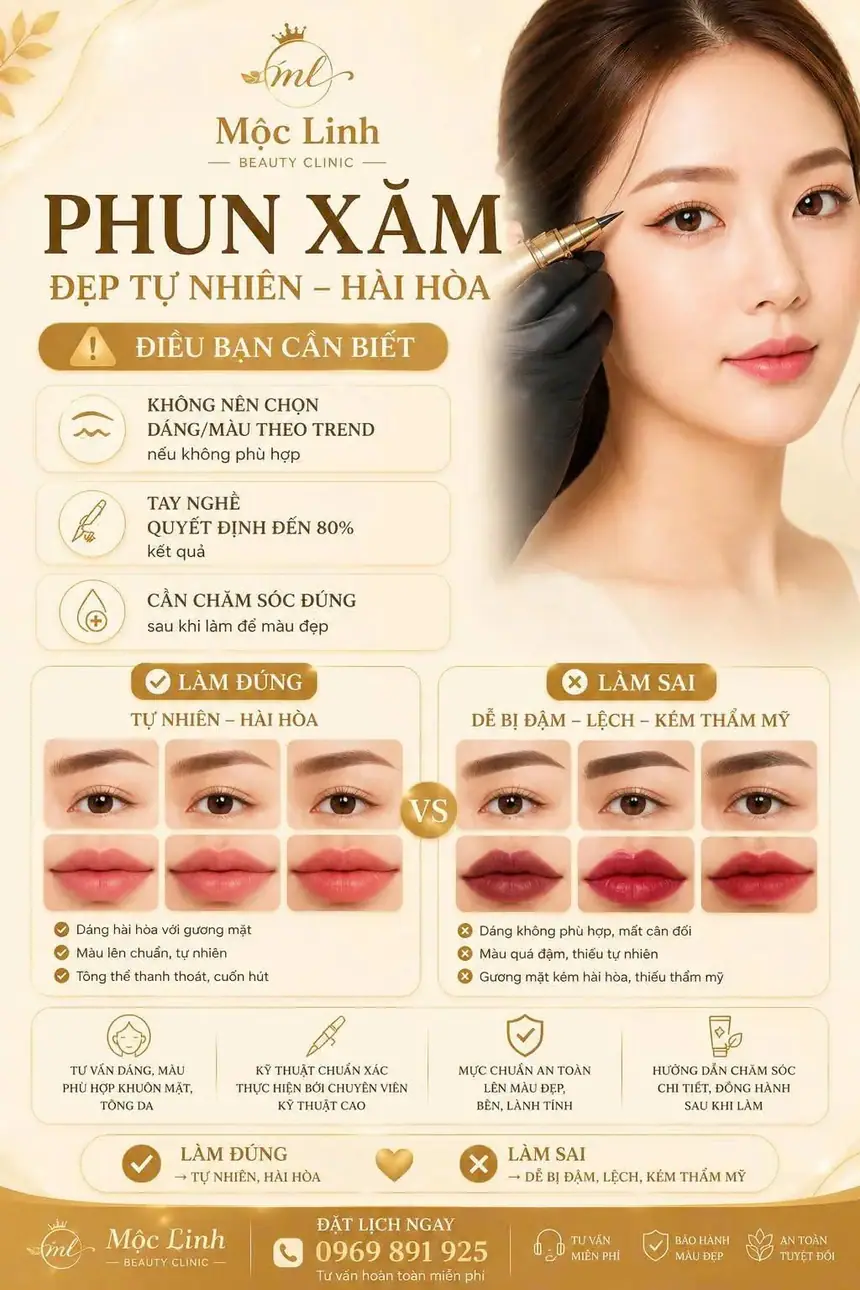 Phun môi bị bong màu loang lổ và cách xử lý tại Hải Phòng