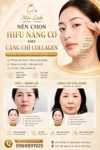 Nâng cơ Hifu hay căng chỉ? So sánh cho da chảy xệ tại Hải Phòng